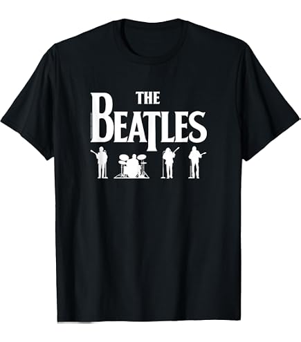 Amazon.com: The Beatles - Abbey Road Greyscale Album Cover T-Shirt
